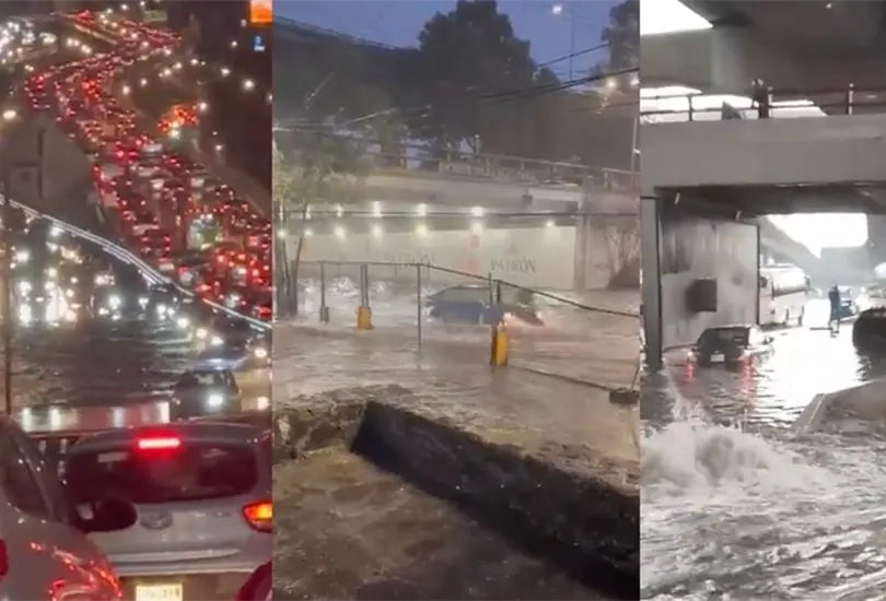 VIDEOS: Lluvia desata caos en CDMX e inunda calles y avenidas. VIDEOS: Lluvia desata caos en CDMX e inunda calles y avenidas.