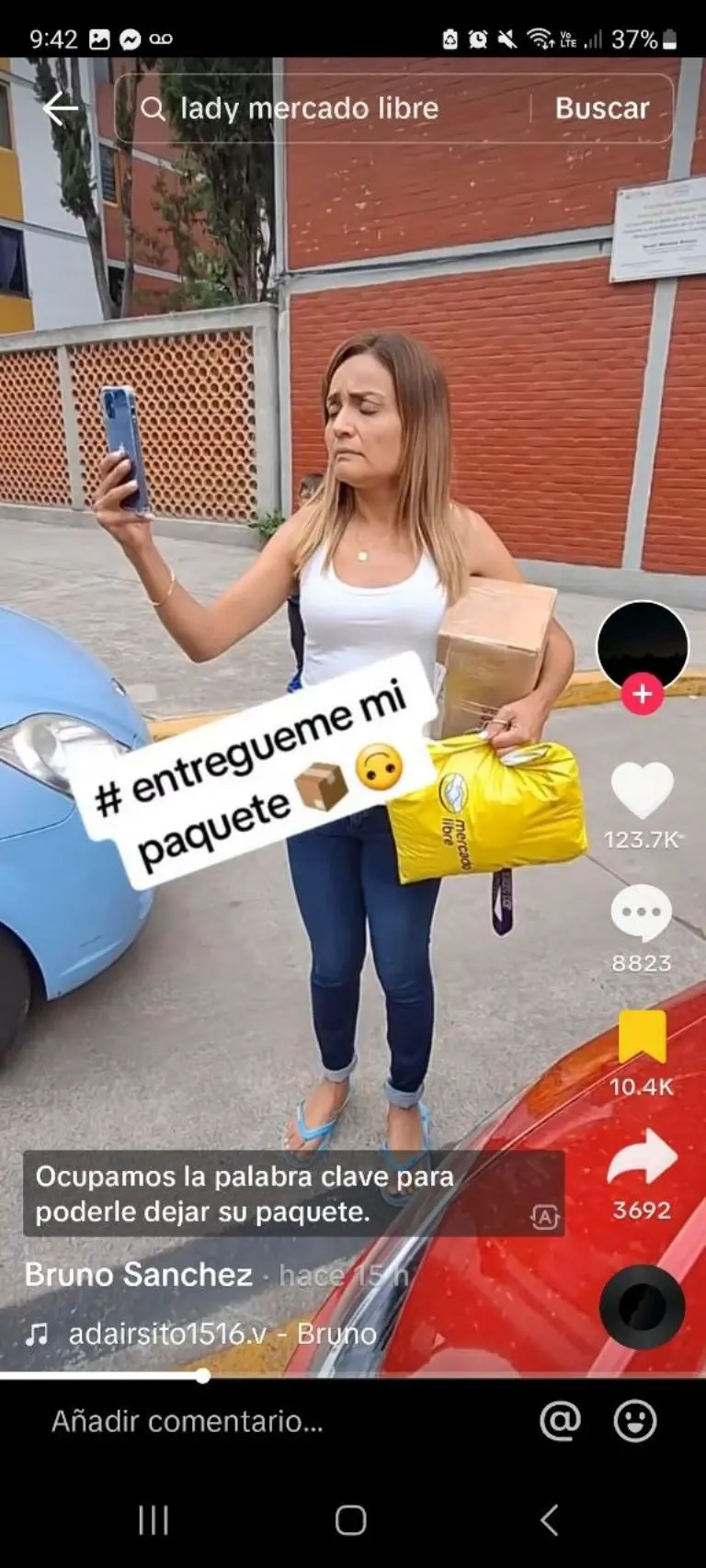 Surge Lady Paquete por agredir a empleados de Mercado Libre - Tomada de video