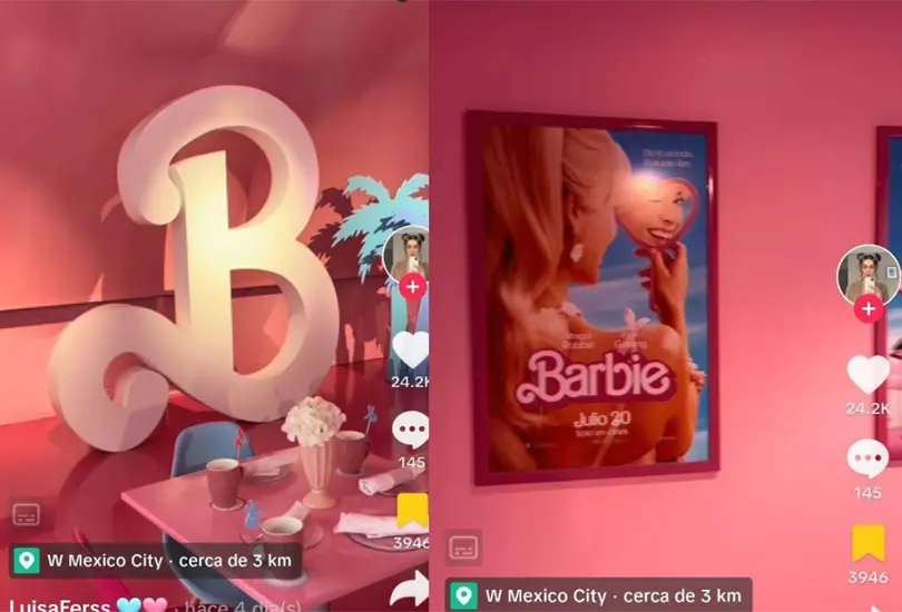 Cafeter&iacute;a de Barbie en CDMX 