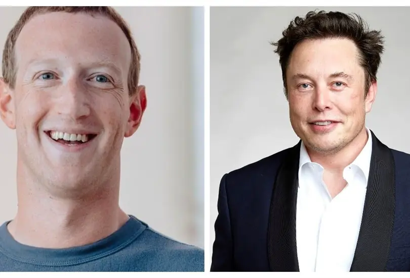 Mark Zukerberg y Elon Musk Mark Zukerberg y Elon Musk