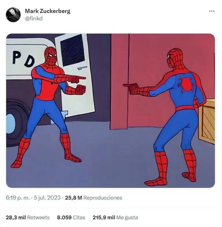 Mark Zuckerberg se burla de Twitter (Captura de pantalla)