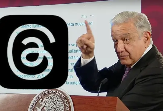 AMLO abre su cuenta de Threads y manda mensaje a Mark Zuckerberg. AMLO abre su cuenta de Threads y manda mensaje a Mark Zuckerberg.