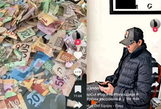La niña confundió los billetes con papelitos de colores La niña confundió los billetes con papelitos de colores