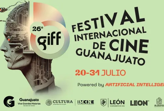El Festival Internacional de Cine Guanajuato (GIFF) festejará su vigesimosexta edición del 20 al 31 de julio en León, San Miguel de Allende e Irapuato, y contará con un foro especializado en Inteligencia Artificial El Festival Internacional de Cine Guanajuato (GIFF) festejará su vigesimosexta edición del 20 al 31 de julio en León, San Miguel de Allende e Irapuato, y contará con un foro especializado en Inteligencia Artificial