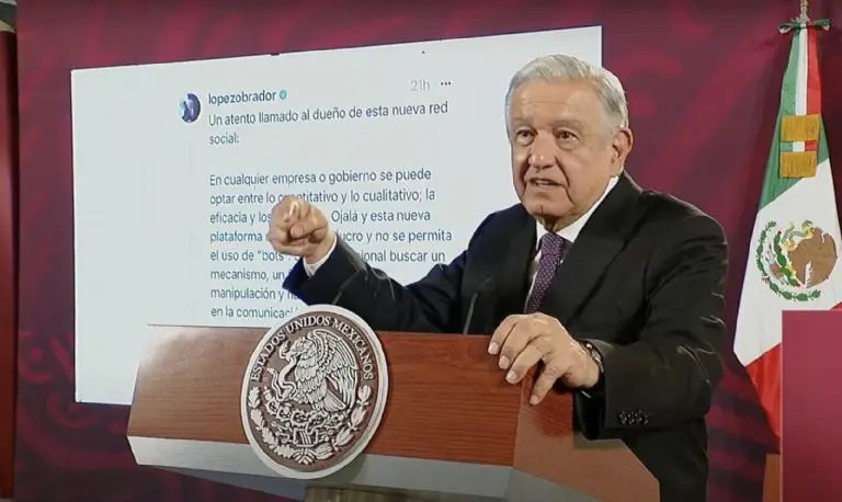 AMLO abre su cuenta de Threads y manda mensaje a Mark Zuckerberg. Foto: Gobierno de México