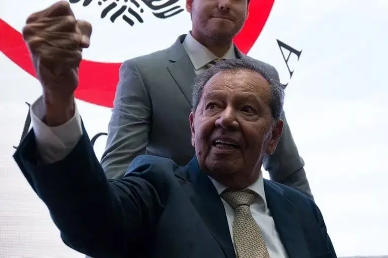 Muñoz Ledo fue un feroz crítico del gobierno de López Obrador. Fuente: Cuartoscuro