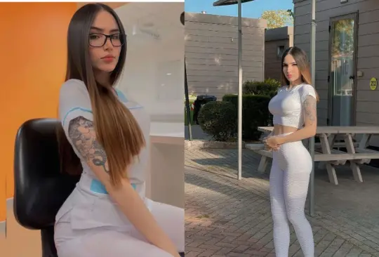 Guapa enfermera triunfa en redes por fotos modelando