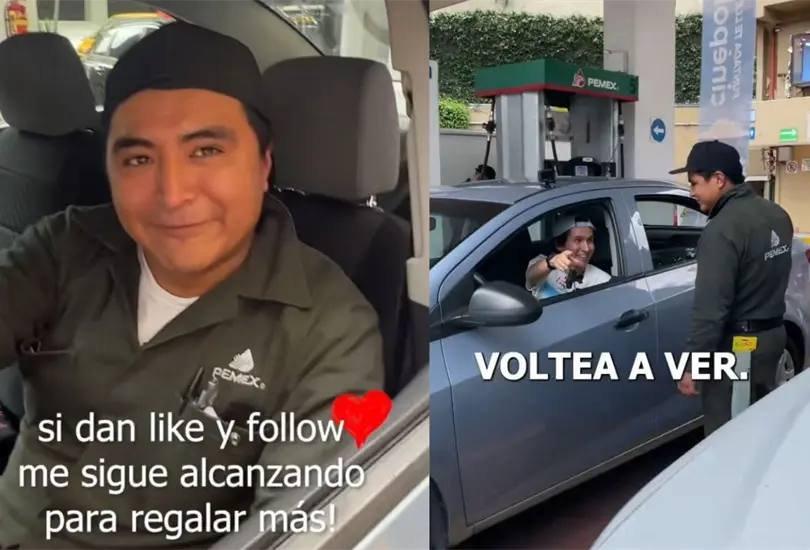 Alexis Omman sorprendió a un trabajador de una gasolinería al regalarle un coche Alexis Omman sorprendió a un trabajador de una gasolinería al regalarle un coche