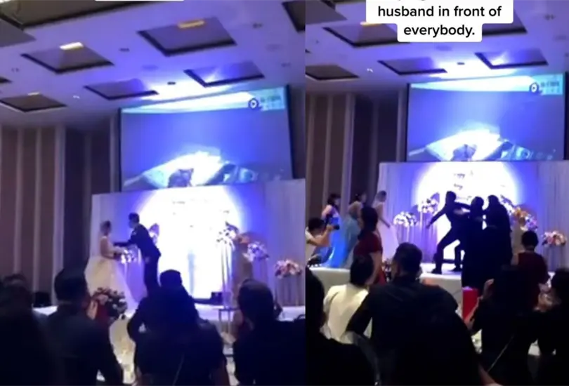Novio exhibe infidelidad de su pareja en plena boda; lo enga&ntilde;&oacute; con el cu&ntilde;ado