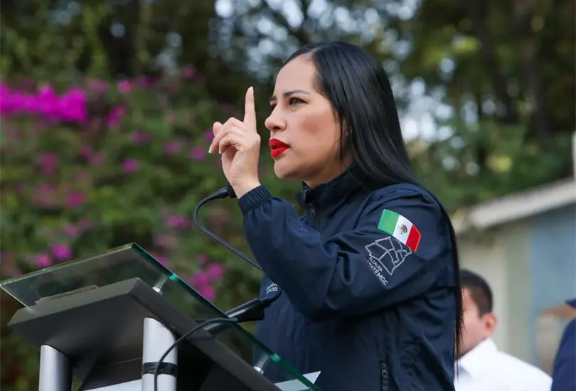 Sandra Cuevas anuncia su intenci&oacute;n de Candidatura a la Jefatura de Gobierno de CDMX
