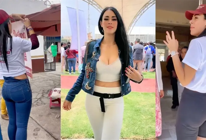 Guapa trabajadora de Morena se hace viral por sus videos en Tik Tok. Guapa trabajadora de Morena se hace viral por sus videos en Tik Tok.