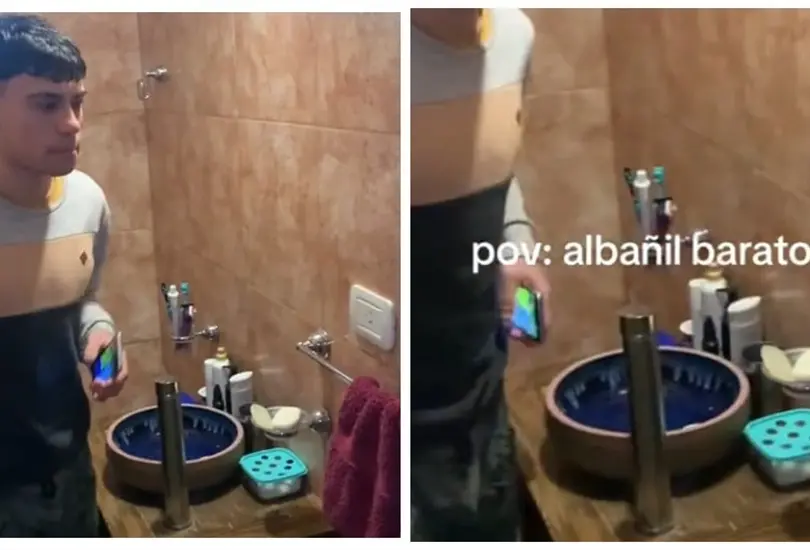 Equivocación de un albañil Equivocación de un albañil