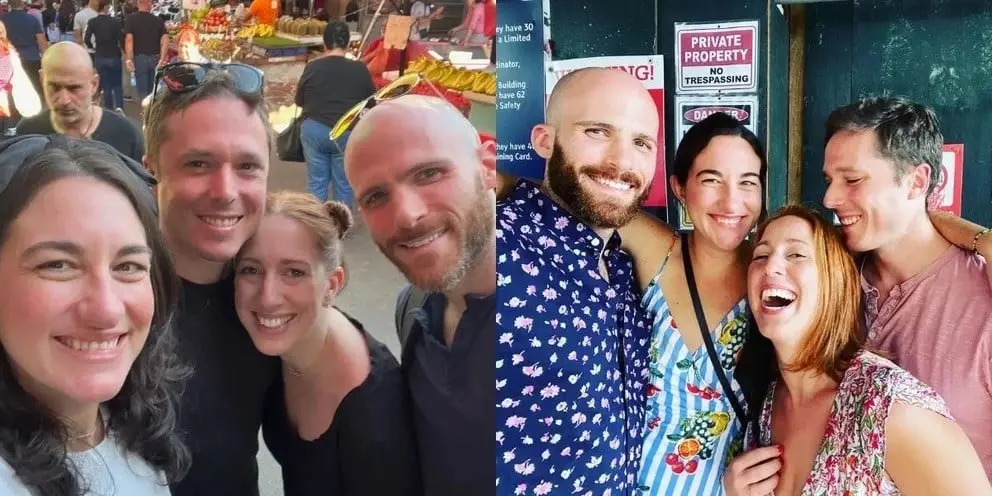 Dos parejas se divorciaron, apostaron por el poliamor y se casaron entre los cuatro. Dos parejas se divorciaron, apostaron por el poliamor y se casaron entre los cuatro.