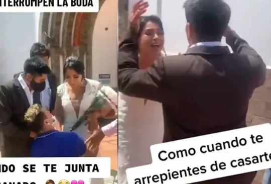 El hombre le reclamó su amor a la joven. 