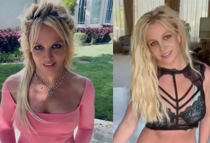 Britney Spears baila pole dance en lencería y se hace viral. Britney Spears baila pole dance en lencería y se hace viral.