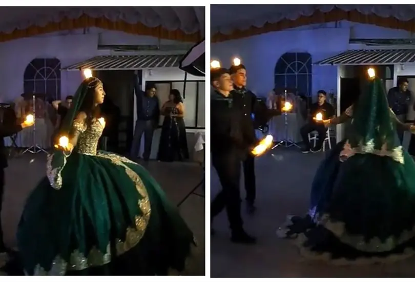Baile de La bruja en XV a&ntilde;os