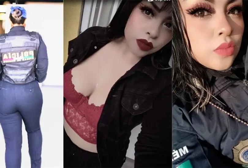 Mujer polic&iacute;a luce uniforme en Tik Tok y enciende las redes. 