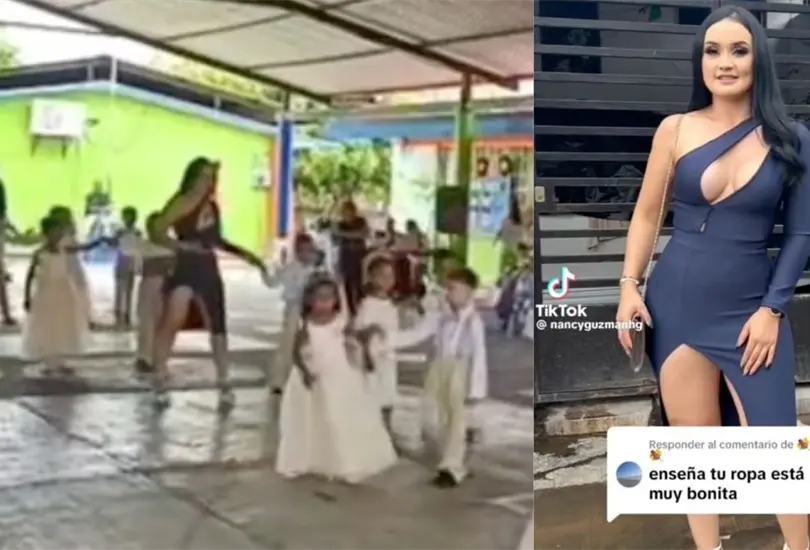Niño se queda sin pareja de baile y su mamá baila con él. Niño se queda sin pareja de baile y su mamá baila con él.