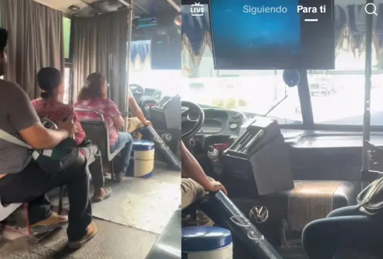 El camión mostró una novedosa de viajar en Tamaulipas