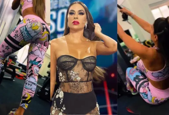 Galilea Montijo presume su rutina secreta para aumentar glúteos. 