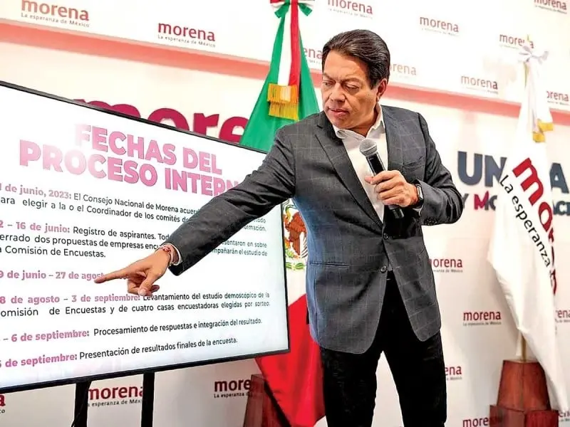 Aprueba Morena 4 encuestadoras para proceso de &acute;corcholatas. 