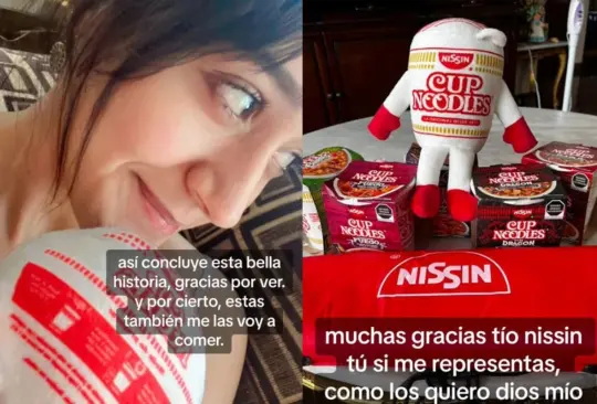 Joven que se hizo viral por polémica con sopa Maruchan, recibe regalo de la competencia