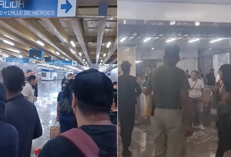Pareja muere arrollada en la estación del Metro Hidalgo Pareja muere arrollada en la estación del Metro Hidalgo