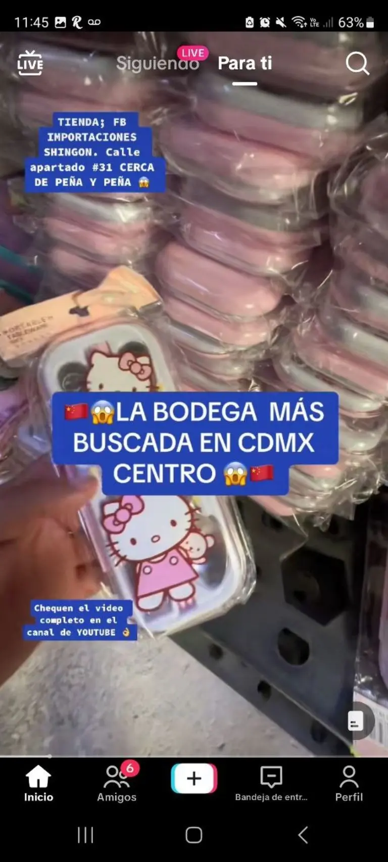 Bodega causa sensación - Tomada de video