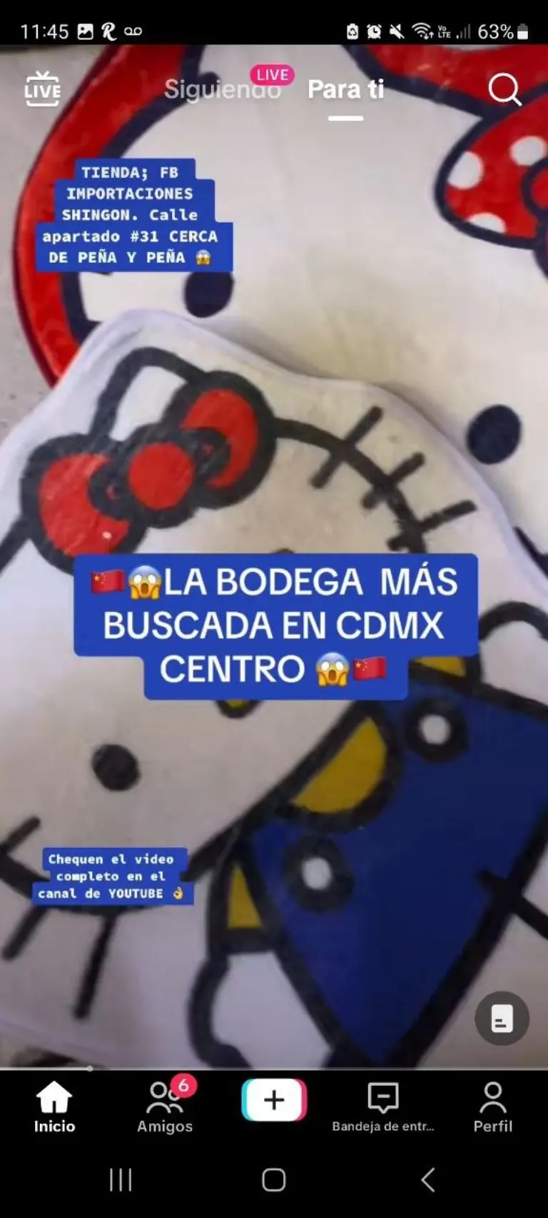 Bodega causa sensación - Tomada de video