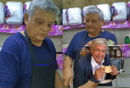 Un taquero se ha convertido en toda una sensación en redes sociales por su enorme parecido con el presidente Andrés Manuel López Obrador