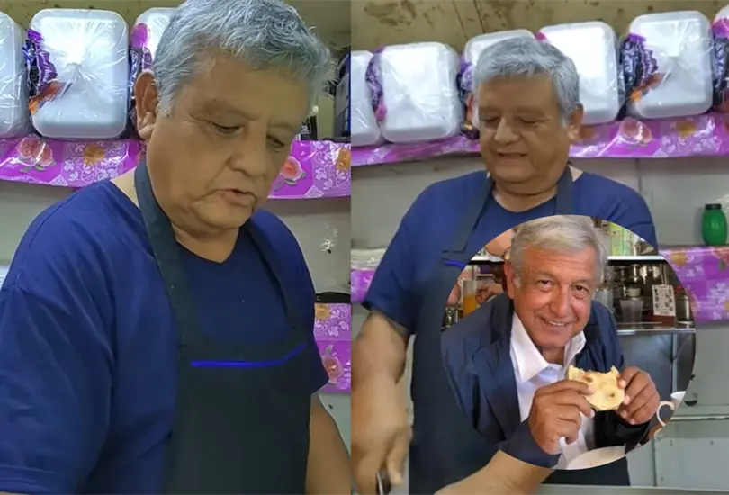 Un taquero se ha convertido en toda una sensaci&oacute;n en redes sociales por su enorme parecido con el presidente Andr&eacute;s Manuel L&oacute;pez Obrador