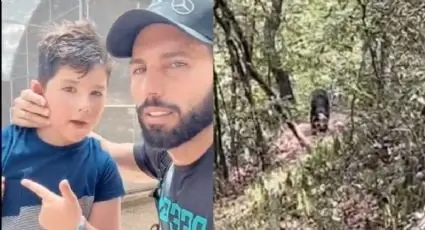 VIDEO: Oso persigue a Poncho de Nigris y su familia durante varios kilómetros. VIDEO: Oso persigue a Poncho de Nigris y su familia durante varios kilómetros.