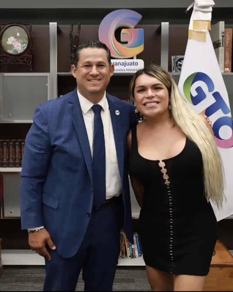 Wendy Guevara se reúne con Diego Sinhue, Gobernador de Guanajuato Créditos: IG