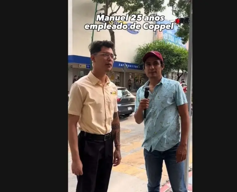 Cajero de Coppel revela cuánto gana (TikTok)