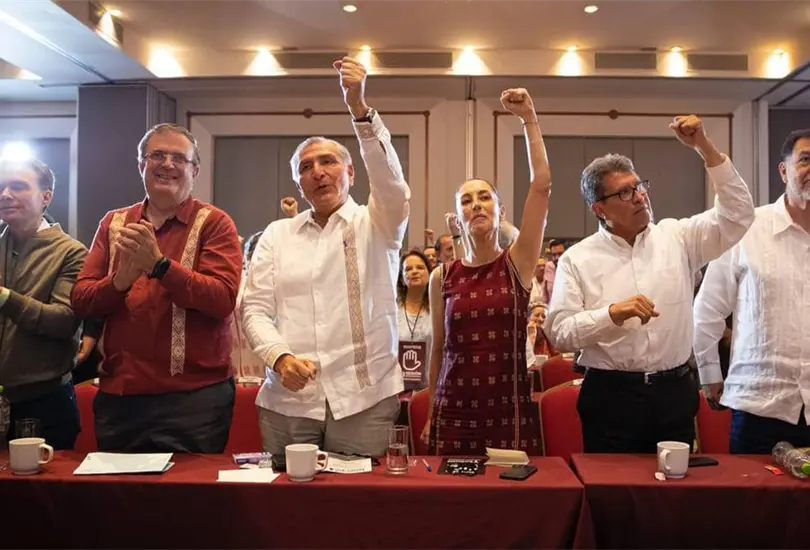 Presenta Mario Delgado reporte de gastos de las corcholatas. 