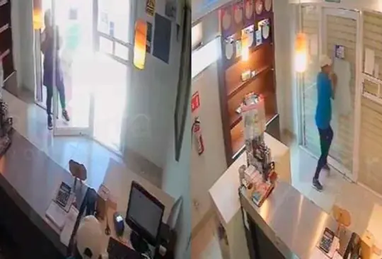 Empleada encierra a ladrón en su tienda para evitar que escapara. 