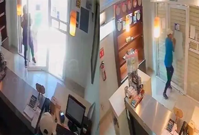 Empleada encierra a ladr&oacute;n en su tienda para evitar que escapara. 