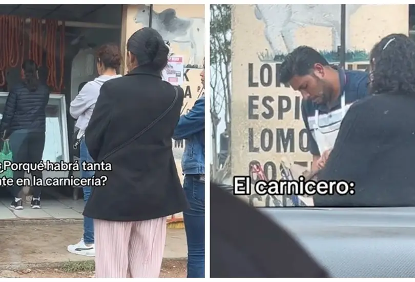 Carnicero se hace viral en redes