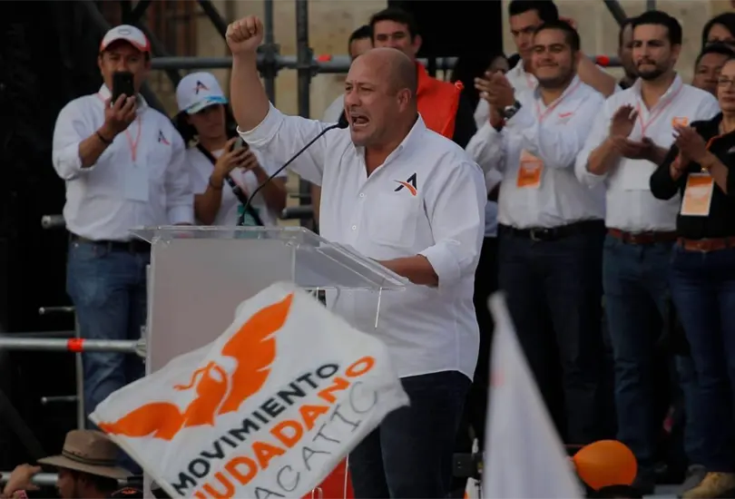 Enrique Alfaro se desmarca de Movimiento Ciudadano. Enrique Alfaro se desmarca de Movimiento Ciudadano.