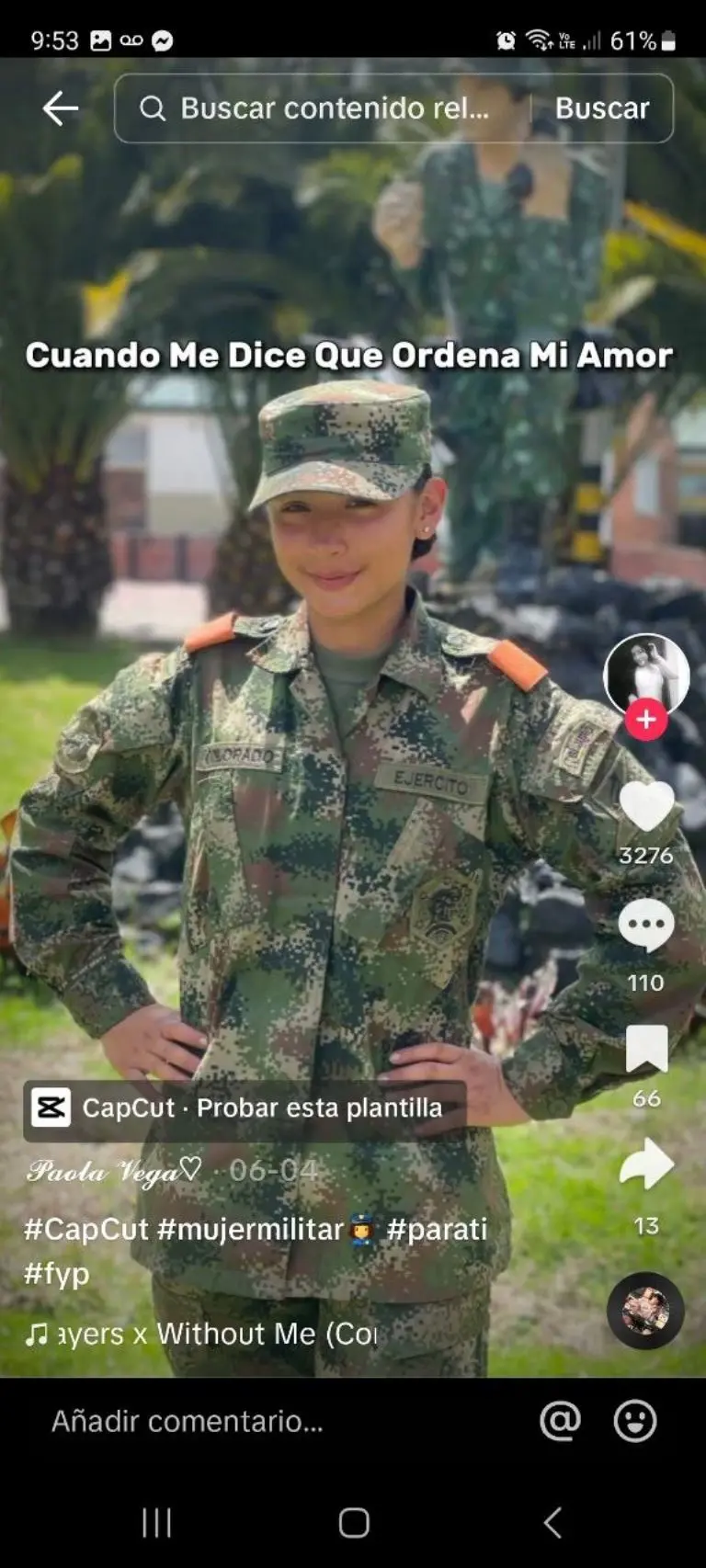 Joven militar se hace viral en redes - Tomada de video