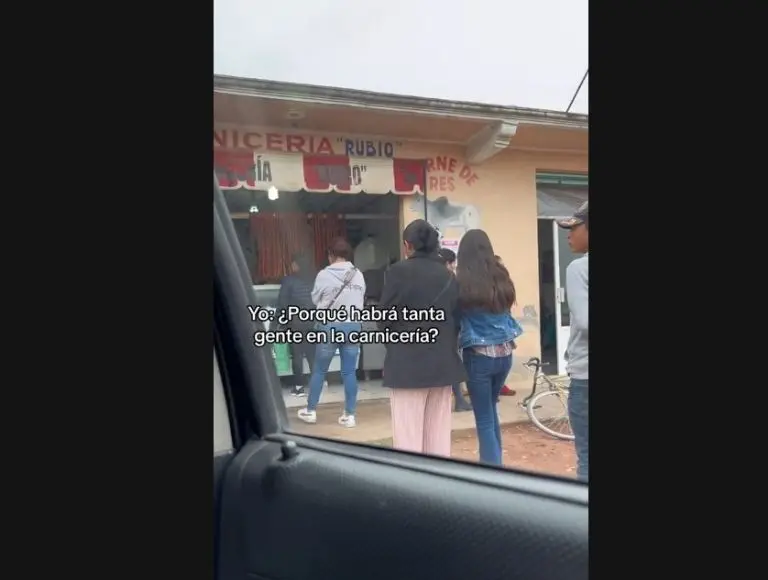 Carnicero se hace viral en redes (TikTok)