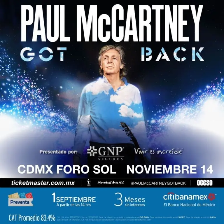 Paul McCartney en México: ¿Cuánto cuestan los boletos? Créditos: Ocesa