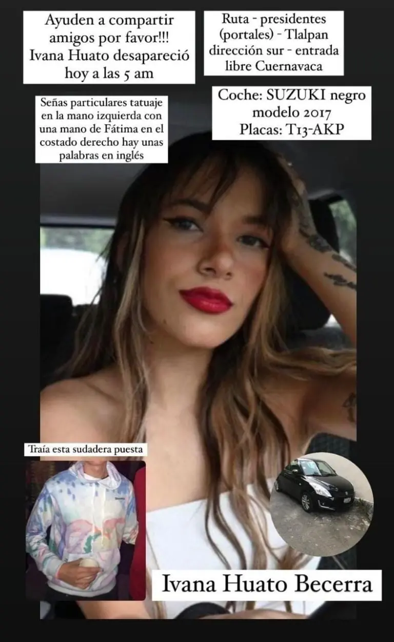 Ivana fue vista por última vez en la colonia Portales, alcaldía Benito Juárez Créditos: Especial