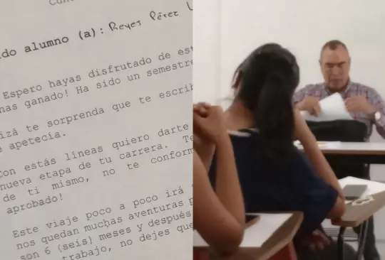 Regreso a clases: profesor de universidad recibe a sus alumnos con emotiva carta. 