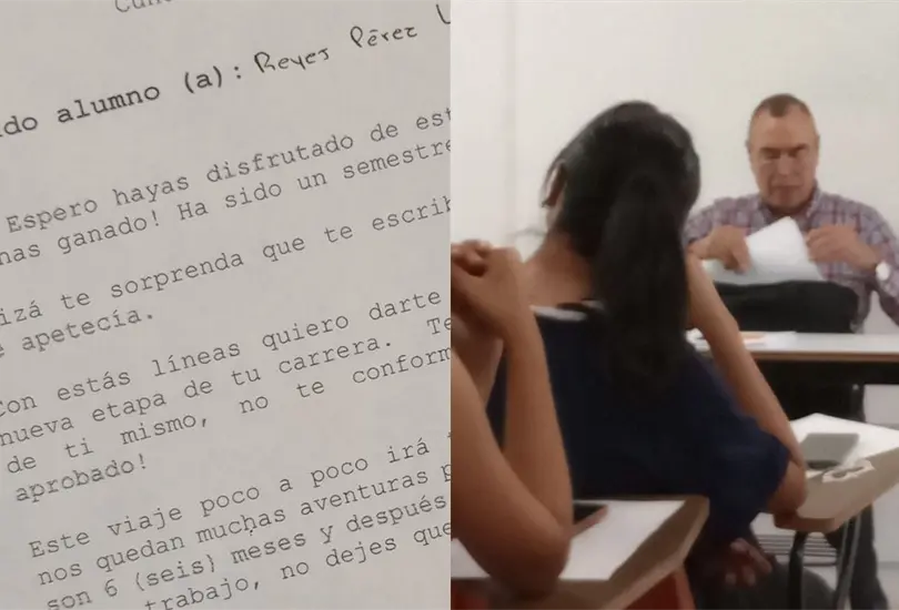 Regreso a clases: profesor de universidad recibe a sus alumnos con emotiva carta. Regreso a clases: profesor de universidad recibe a sus alumnos con emotiva carta.