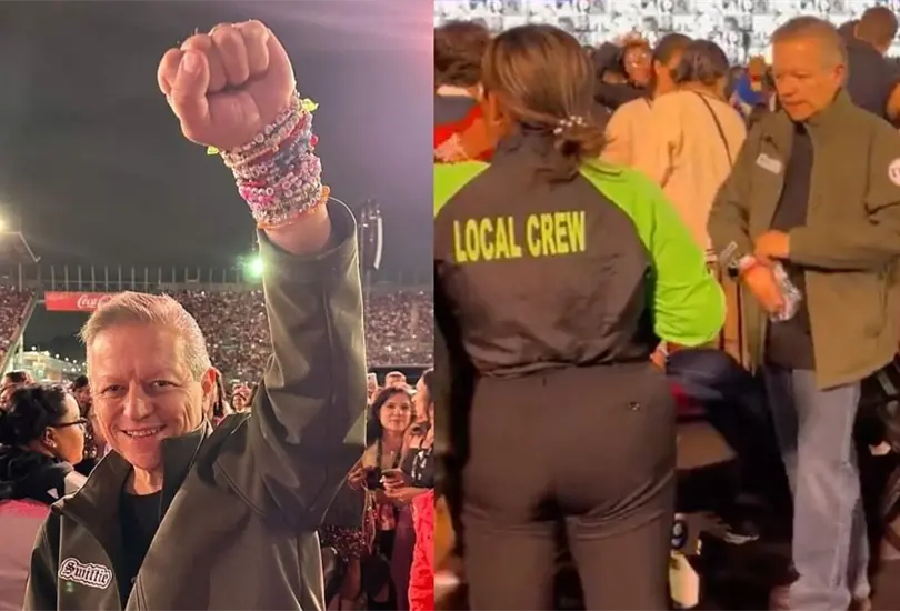 Ministro Arturo Zaldívar presume foto en concierto de Taylor Swift. Ministro Arturo Zaldívar presume foto en concierto de Taylor Swift.