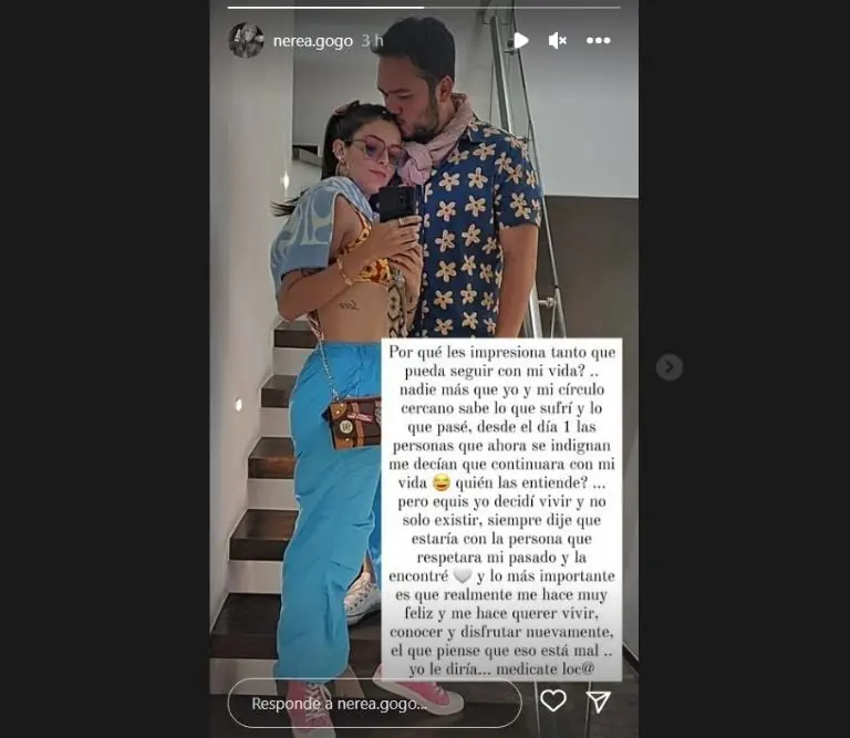 Nerea Godínez responde a las críticas (Instagram)