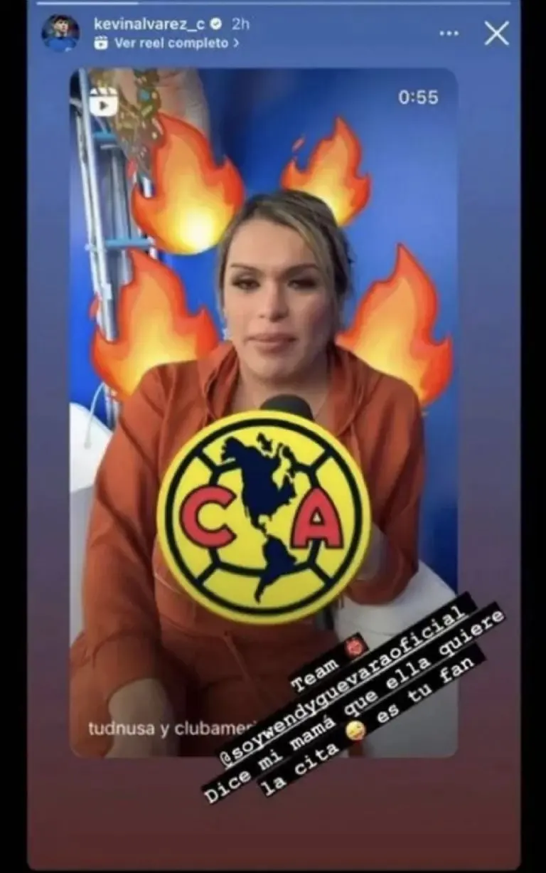 Kevin Alvarez rechaza a Wendy Guevara de una forma muy sutil Creditos: Captura de Pantalla ????