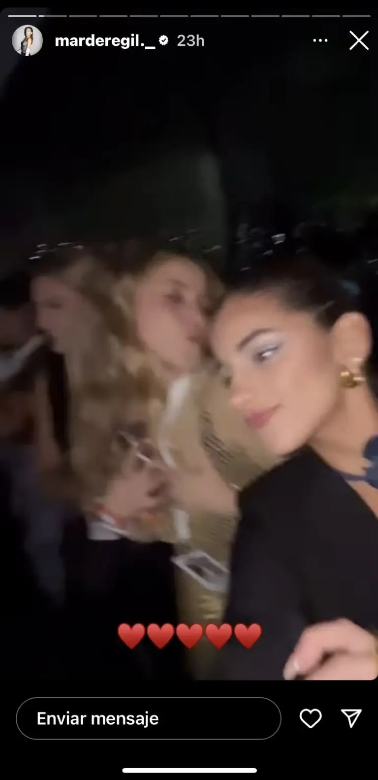 Mar de Regil se salió a la mitad del show de Taylor Swift porque le dolió la cabeza Créditos: IG Mar de Regil