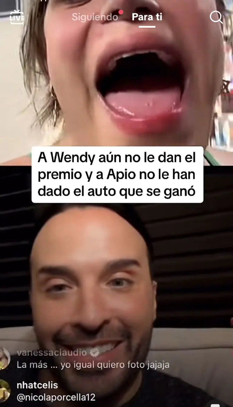 Wendy y ´Apio´ revelan que no han recibido los premios de La Casa de los Famosos Créditos: Captura de Pantalla